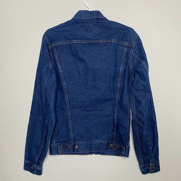 Levis Authorized Vintage Trucker Jacket Men's XS Blue Denim 100% Cotton USA NWT - Picture 3 of 16